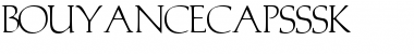 Download BouyanceCapsSSK Regular Font Title Preview