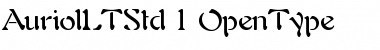 Download Auriol LT Std Roman Font Title Preview