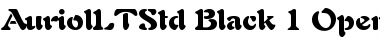 Download Auriol LT Std Black Font Title Preview