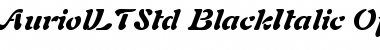 Download Auriol LT Std Black Italic Font Title Preview