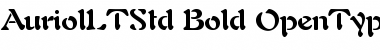 Download Auriol LT Std Bold Font Title Preview