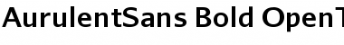Download Aurulent Sans Bold Font Title Preview
