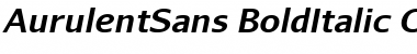 Download Aurulent Sans BoldItalic Font Title Preview
