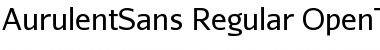 Download Aurulent Sans Regular Font Title Preview