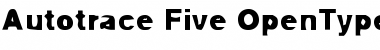 Download Autotrace Five Font Title Preview