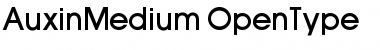 Download AuxinMedium Regular Font Title Preview