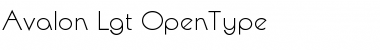 Download Avalon Light Font Title Preview