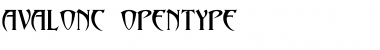 Download AvalonC Regular Font Title Preview