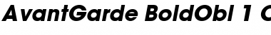 Download ITC Avant Garde Gothic Bold Oblique Font