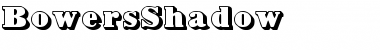 Download BowersShadow Regular Font Title Preview