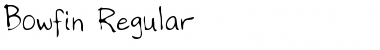 Download Bowfin Regular Font Title Preview