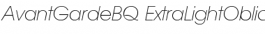 Download Avant Garde BQ Regular Font Title Preview