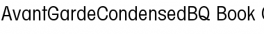Download Avant Garde Condensed BQ Regular Font Title Preview