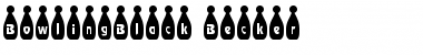 Download BowlingBlack Becker Normal Font Title Preview