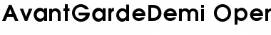 Download Avant GardeDemi Font Title Preview