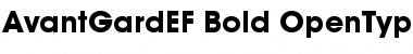 Download AvantGardEF Bold Font Title Preview