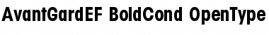 Download AvantGardEF BoldCond Font Title Preview