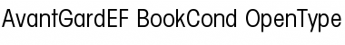 Download AvantGardEF BookCond Font Title Preview