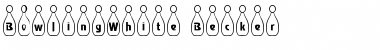 Download BowlingWhite Becker Normal Font Title Preview