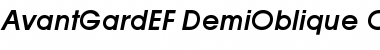 Download AvantGardEF DemiOblique Font Title Preview