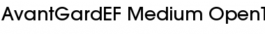 Download AvantGardEF Medium Font Title Preview