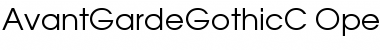 Download AvantGardeGothicC Regular Font Title Preview