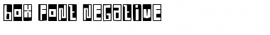 Download Box Font Negative Regular Font Title Preview