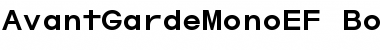 Download AvantGardeMonoEF Bold Font Title Preview