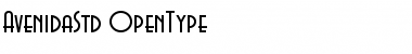 Download Avenida Std Regular Font Title Preview