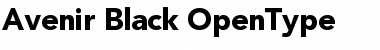 Download Avenir 95 Black Font Title Preview