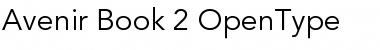Download Avenir Regular Font Title Preview