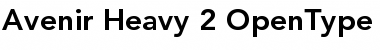 Download Avenir Regular Font Title Preview