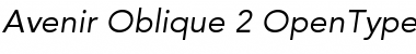 Download Avenir 55 Oblique Font Title Preview