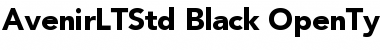 Download Avenir LT Std 95 Black Font Title Preview