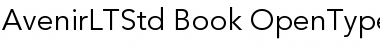 Download Avenir LT Std 45 Book Font Title Preview