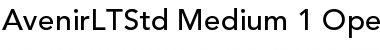 Download Avenir LT Std 65 Medium Font Title Preview