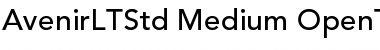 Download Avenir LT Std 65 Medium Font Title Preview