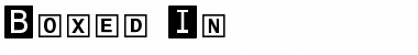 Download Boxed In Regular Font Title Preview