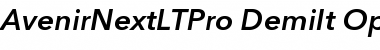 Download Avenir Next LT Pro Demi Italic Font