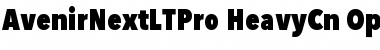 Download Avenir Next LT Pro Heavy Condensed Font