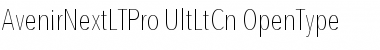 Download Avenir Next LT Pro Ultra Light Condensed Font Title Preview