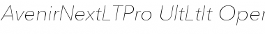 Download Avenir Next LT Pro Ultra Light Italic Font