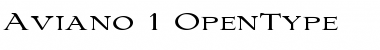 Download Aviano Regular Font Title Preview