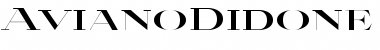 Download AvianoDidone Black Font Title Preview