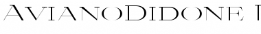 Download AvianoDidone Light Font Title Preview