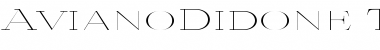 Download AvianoDidone Thin Font Title Preview