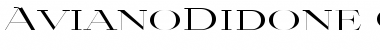Download AvianoDidone Regular Font Title Preview