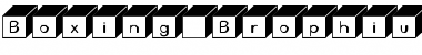 Download Boxing Brophius Regular Font Title Preview