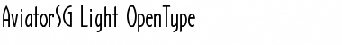 Download AviatorSG Light Font Title Preview