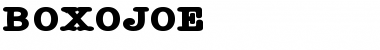 Download BoxOJoe Regular Font Title Preview